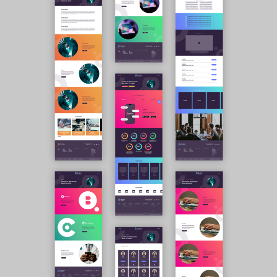 med-tech UX strategy - wireframes